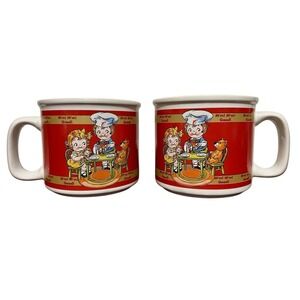 Vintage Campbell's Soup Mugs‎ Houston Harvest (Set Of 2) 1998